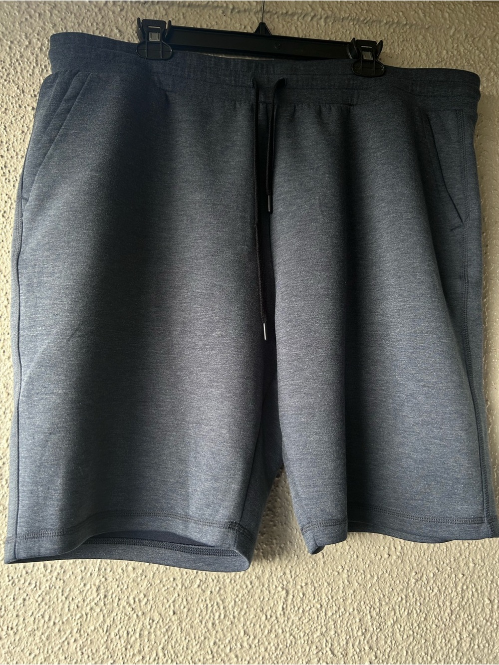 32 degrees men’s sweatpants shorts, navy Blue pockets back zipper pocket XXL